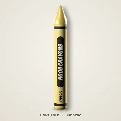 Light Gold crayon, #FDDC5C