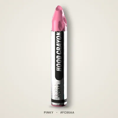Pinky crayon, #FC86AA
