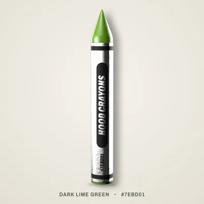 Dark Lime Green crayon, #7EBD01