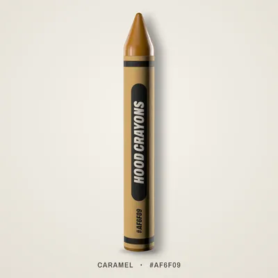 Caramel crayon, #AF6F09