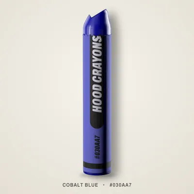 Cobalt Blue crayon, #030AA7