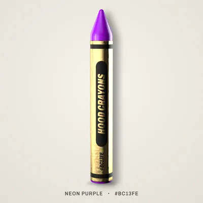 Neon Purple crayon, #BC13FE