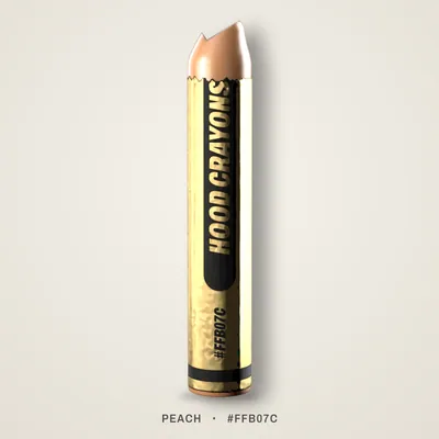 Peach crayon, #FFB07C