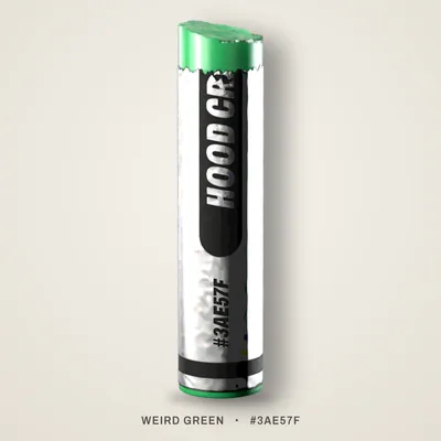Weird Green crayon, #3AE57F