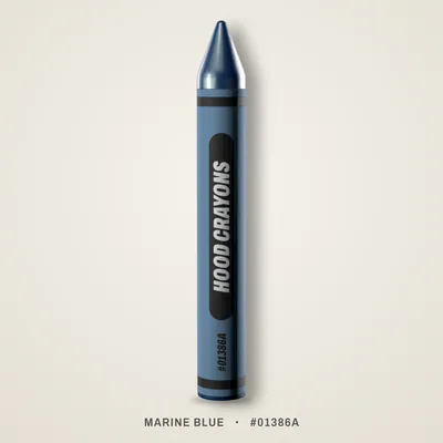 Marine Blue crayon, #01386A