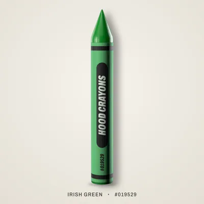 Irish Green crayon, #019529