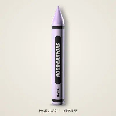 Pale Lilac crayon, #E4CBFF