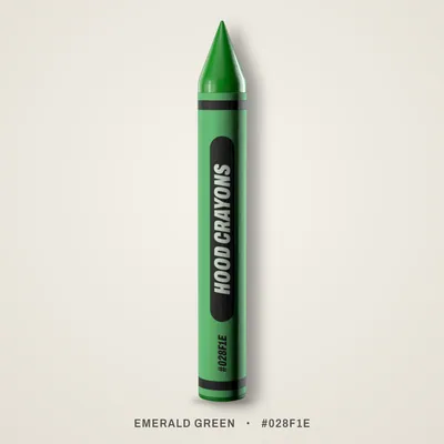 Emerald Green crayon, #028F1E