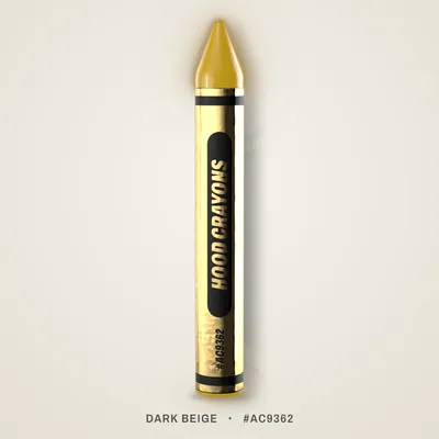 Dark Beige crayon, #AC9362