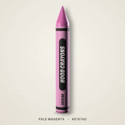 Pale Magenta crayon, #D767AD