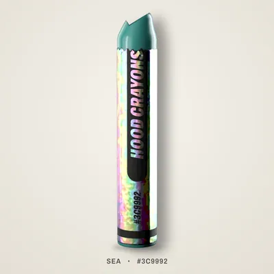Sea crayon, #3C9992