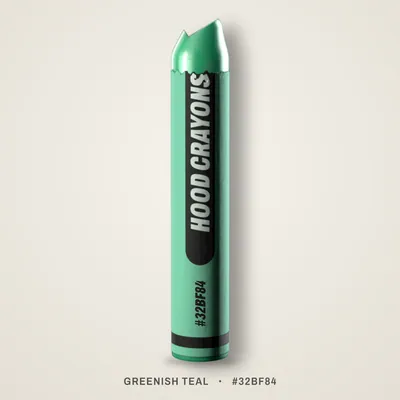 Greenish Teal crayon, #32BF84