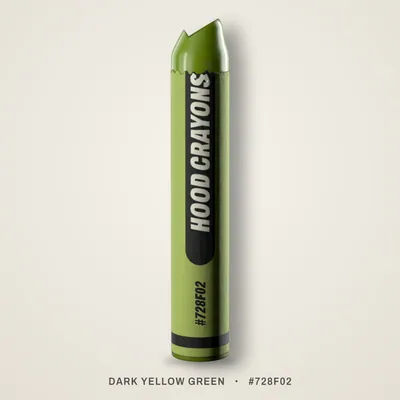 Dark Yellow Green crayon, #728F02
