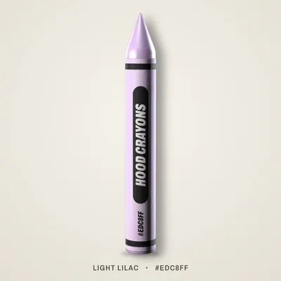 Light Lilac crayon, #EDC8FF
