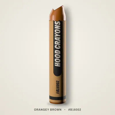 Orangey Brown crayon, #B16002