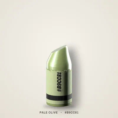 Pale Olive crayon, #B9CC81