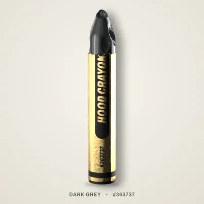 Dark Grey crayon, #363737