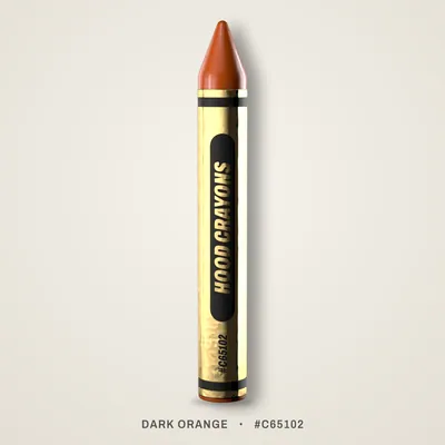 Dark Orange crayon, #C65102