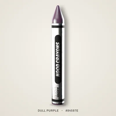 Dull Purple crayon, #84597E