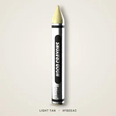 Light Tan crayon, #FBEEAC