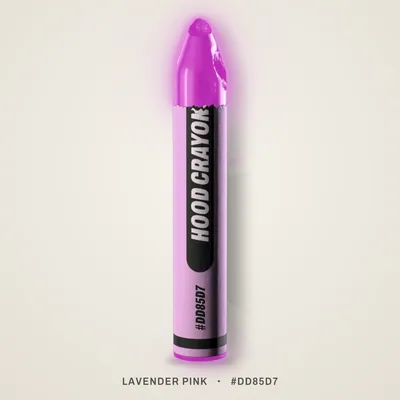 Lavender Pink crayon, #DD85D7