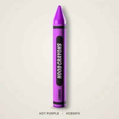 Hot Purple crayon, #CB00F5