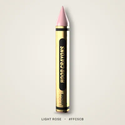 Light Rose crayon, #FFC5CB
