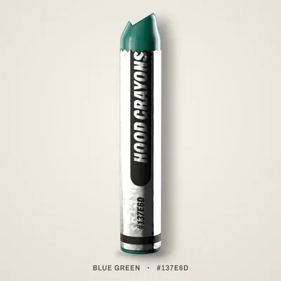 Blue Green crayon, #137E6D