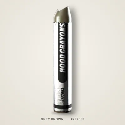 Grey Brown crayon, #7F7053