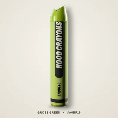 Gross Green crayon, #A0BF16