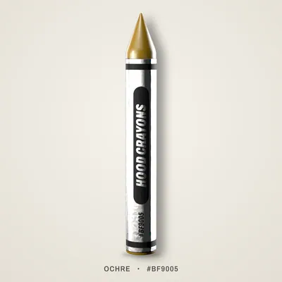 Ochre crayon, #BF9005