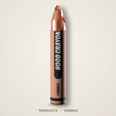 Terracota crayon, #CB6843