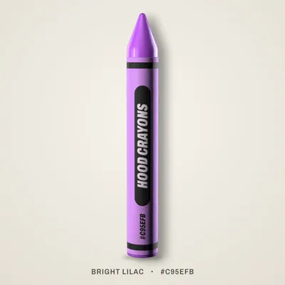 Bright Lilac crayon, #C95EFB