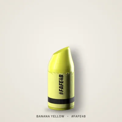 Banana Yellow crayon, #FAFE4B