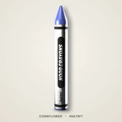 Cornflower crayon, #6A79F7