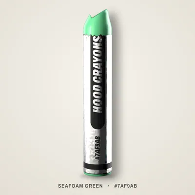 Seafoam Green crayon, #7AF9AB