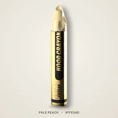 Pale Peach crayon, #FFE5AD