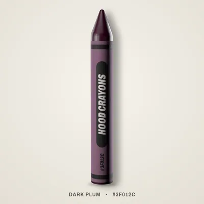 Dark Plum crayon, #3F012C