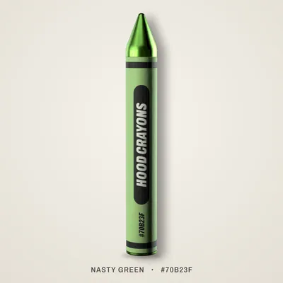 Nasty Green crayon, #70B23F