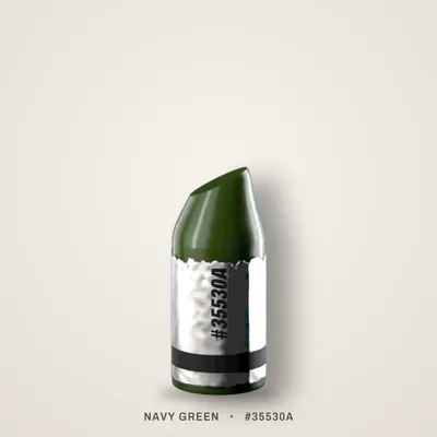 Navy Green crayon, #35530A