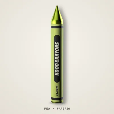 Pea crayon, #A4BF20