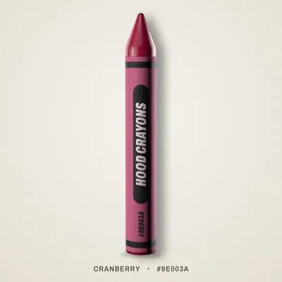 Cranberry crayon, #9E003A