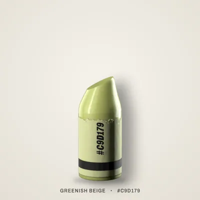 Greenish Beige crayon, #C9D179