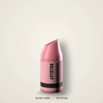 Rose Pink crayon, #F7879A