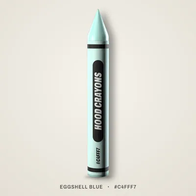 Eggshell Blue crayon, #C4FFF7