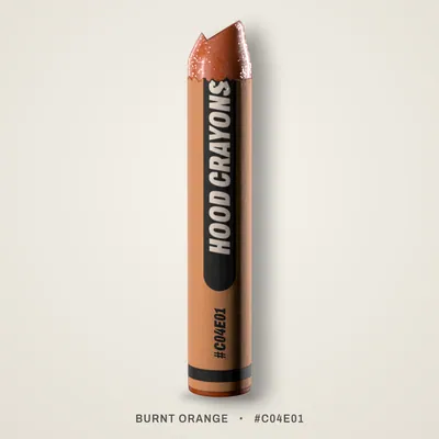 Burnt Orange crayon, #C04E01