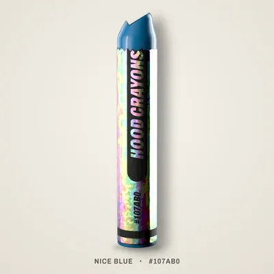 Nice Blue crayon, #107AB0