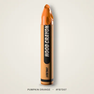 Pumpkin Orange crayon, #FB7D07