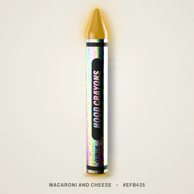 Macaroni And Cheese crayon, #EFB435