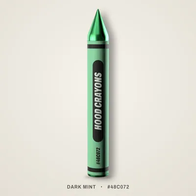 Dark Mint crayon, #48C072